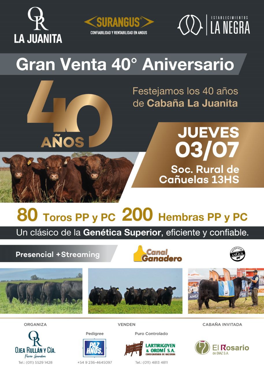 Gran Venta Selección - 40° Aniversario