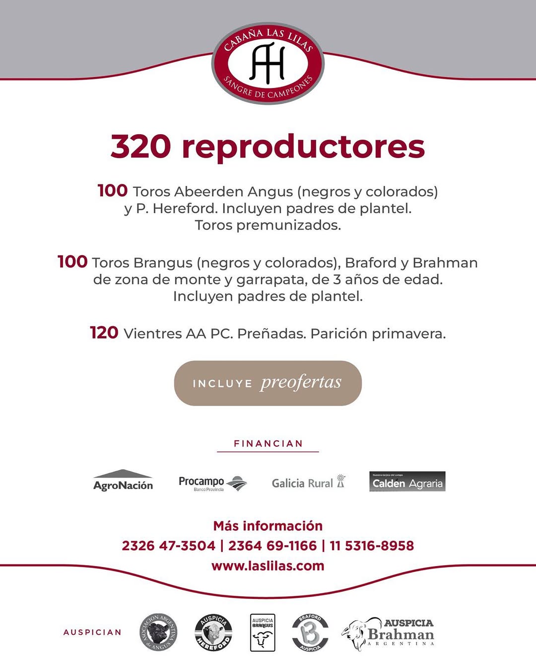 📌 Primer remate del año 🤝25° Remate Anual del Litoral Santafecino. 📺100% online. En vivo por @canalruralok y www.laslilas.com¡Falta cada vez menos! (1)