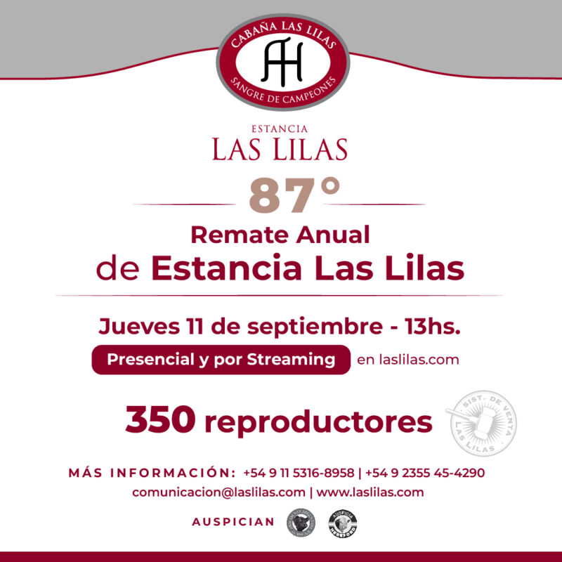 87° Remate Anual Las Lilas 87° Remate Anual Las Lilas