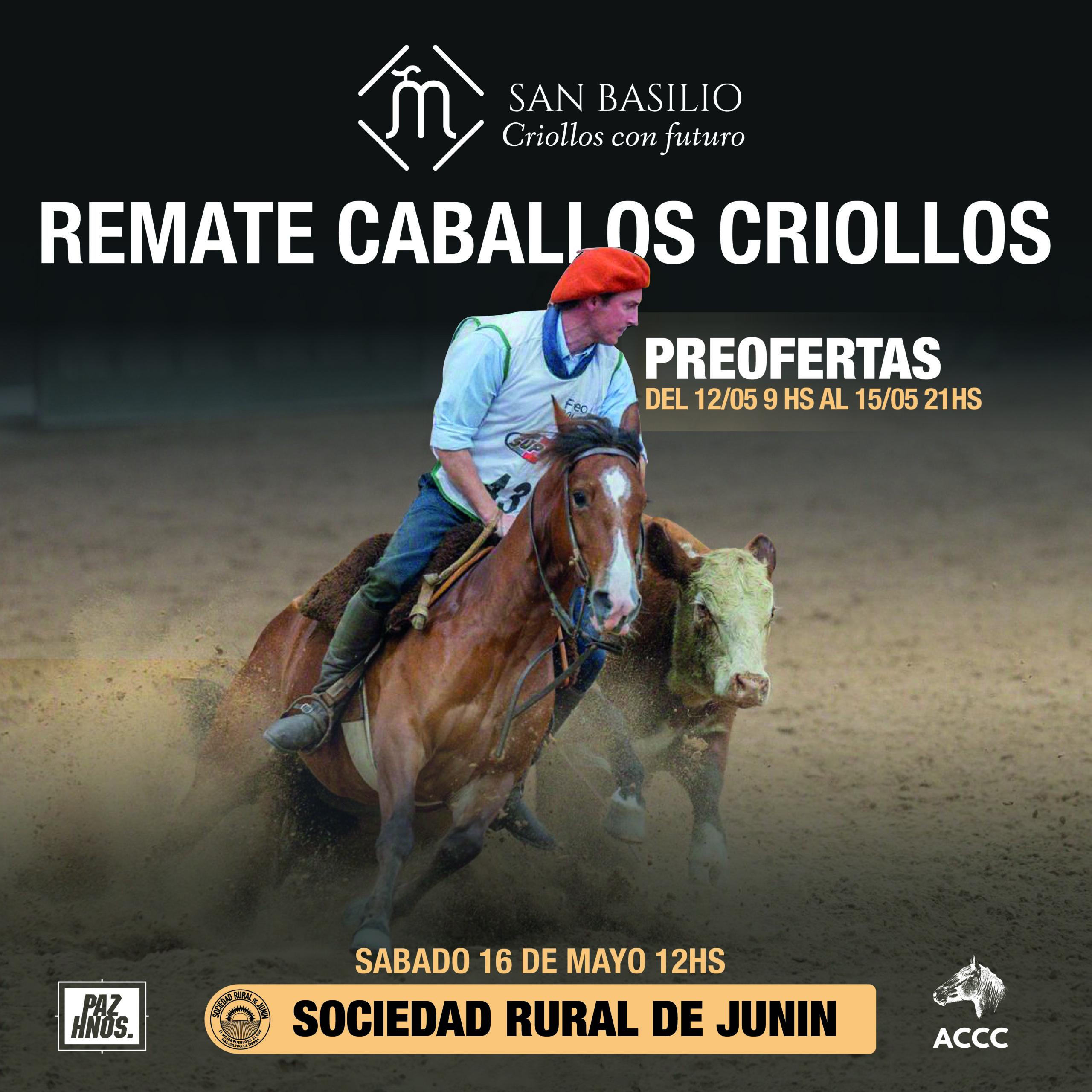 Remate Criollos San Basilio 2026